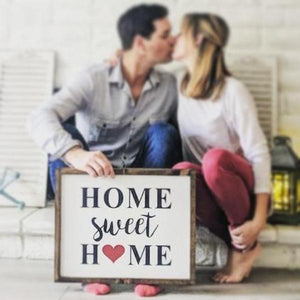 SOLD / Home Sweet Home Double Sided Sign