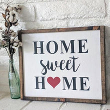 SOLD / Home Sweet Home Double Sided Sign
