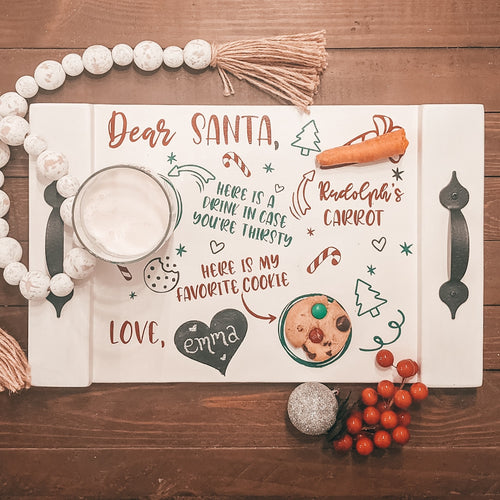 Santa Cookie Tray